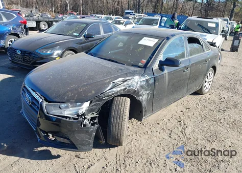2014 Audi A4 2.0T Premium from USA, damaged, VIN WAUBFAFL4EN044475